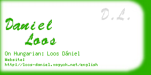 daniel loos business card